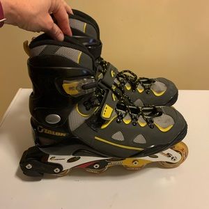 Talon Black Yellow 6000 Series Roller Blades